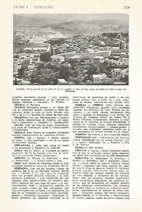 LAMINA VOX 16973: Vista parcial de Nazaret