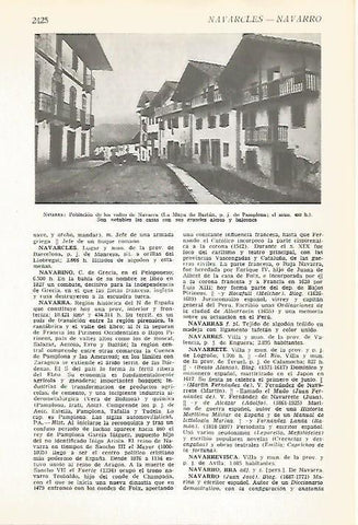 LAMINA VOX 16971: Casas de La Maya de Baztan, Navarra