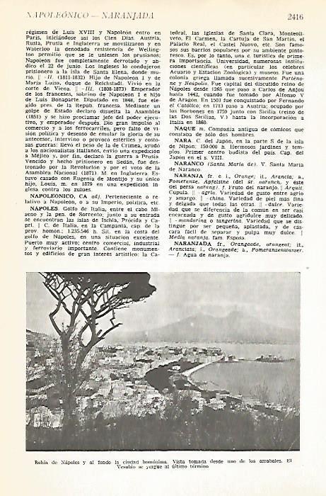 LAMINA VOX 16966: Bahia de Napoles, Italia
