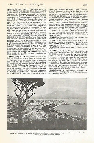 LAMINA VOX 16966: Bahia de Napoles, Italia