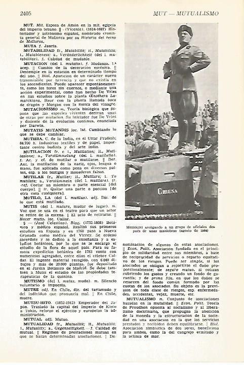LAMINA VOX 16963: Mussolini hablando a sus oficiales