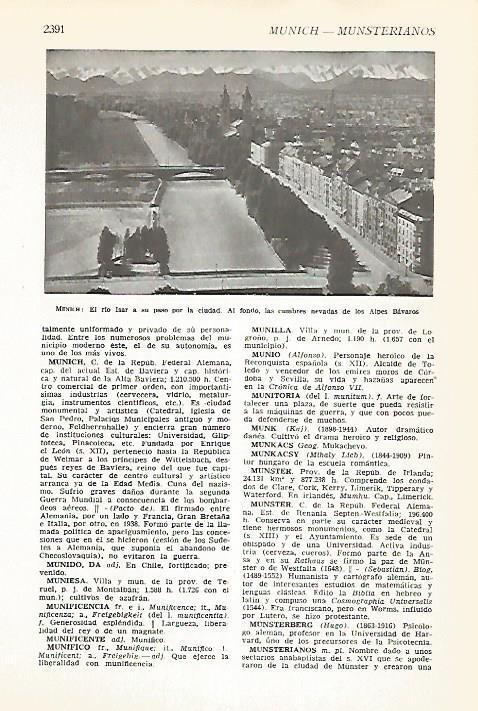 LAMINA VOX 16958: El rio Isar en su paso por Munich, Alemania