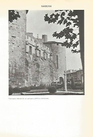 LAMINA VOX 16956: Fachada de un edifico en Narbona, Francia
