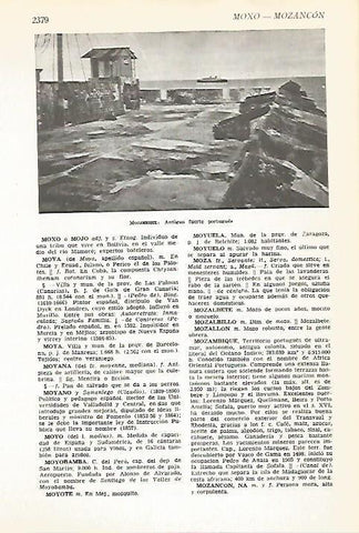 LAMINA VOX 16952: Fuerte portugues en Mozambique
