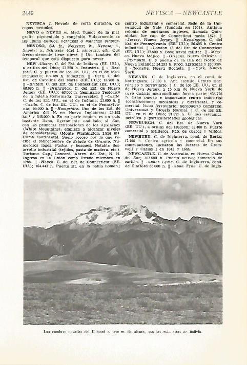 LAMINA VOX 16979: El monte Illimani, Bolivia