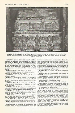 LAMINA VOX 17003: Sepulcro de San Olegario en la catedral de Barcelona