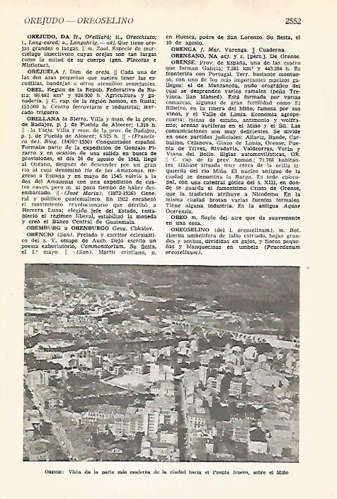 LAMINA VOX 16993: Vista de Orense