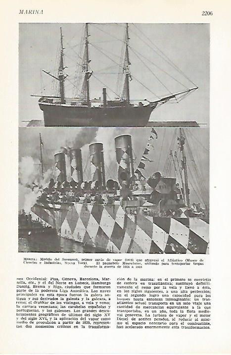 LAMINA VOX 16905: Modelo del Savannah del 1819