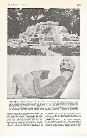 LAMINA VOX 16913: Arte Maya