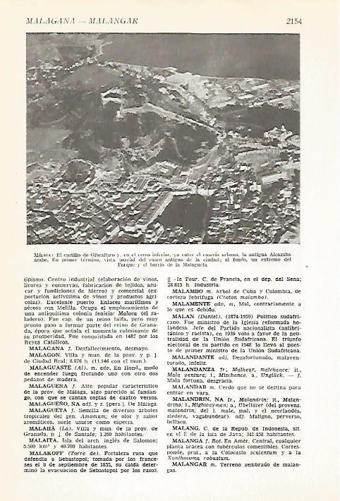 LAMINA VOX 16893: Castillo de Gibralfaro en Malaga