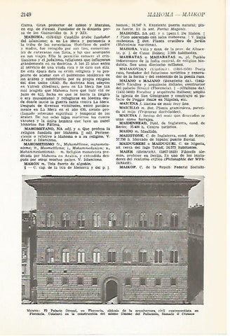 LAMINA VOX 16891: Palacio Strozzi en Florencia, Italia