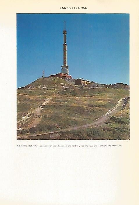 LAMINA VOX 16888: Torre de radio en el Puy de Dome