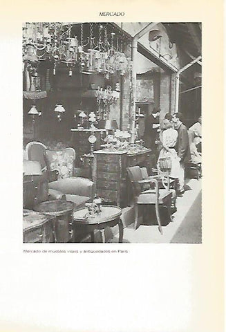 LAMINA VOX 16916: Mercado de antigüedades en Paris