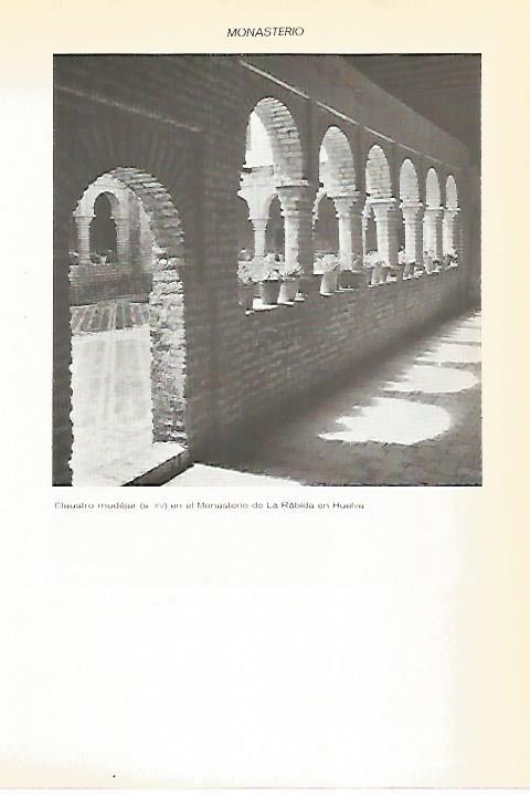 LAMINA VOX 16934: Claustro mudejar de La Rabida en Huelva