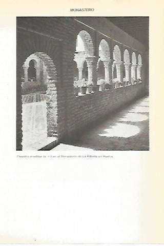 LAMINA VOX 16934: Claustro mudejar de La Rabida en Huelva