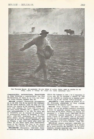 LAMINA VOX 16932: El sembrador, por Jean François Millet