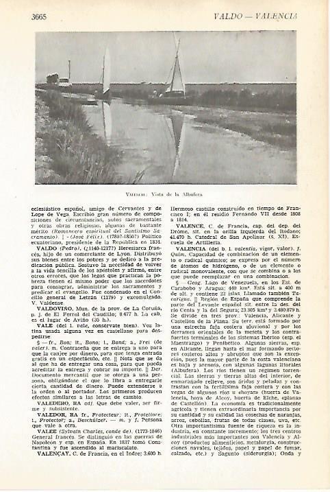 LAMINA VOX 16754: Vista de la Albufera de Valencia
