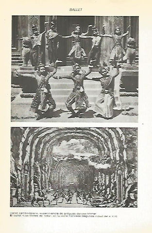 LAMINA VOX 16587: Baile de Camboya y Las Bodas de Tetis