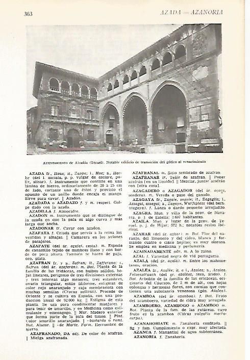 LAMINA VOX 16586: Ayuntamiento de Alcañiz, Teruel