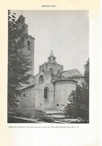 LAMINA VOX 16594: Monasterio de Sant Cugat del Valles, Barcelona