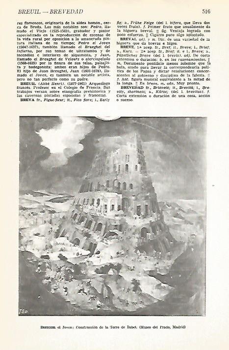 LAMINA VOX 16618: Torre de Babel, por Breughel el Joven