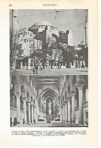 LAMINA VOX 16610: Santa Sofia, Estambul y Catedral de Monreale