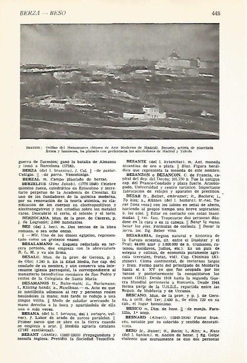 LAMINA VOX 16605: Orillas del Manzanares, por Beruete