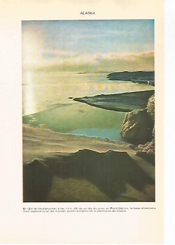 LAMINA VOX 16528: Sol de Medianoche en Point Borrow