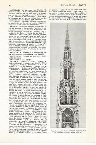 LAMINA VOX 16523: Aguja de la catedral de Beauvais, Francia