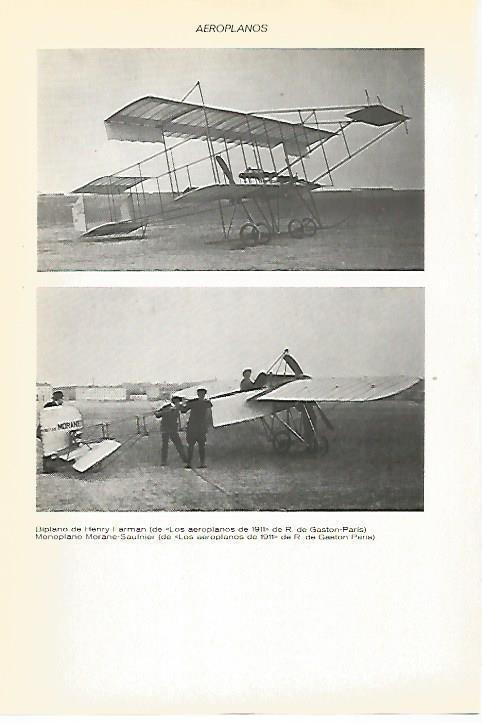 LAMINA VOX 16514: Aviones de Henry Farman y Morane Sauinier