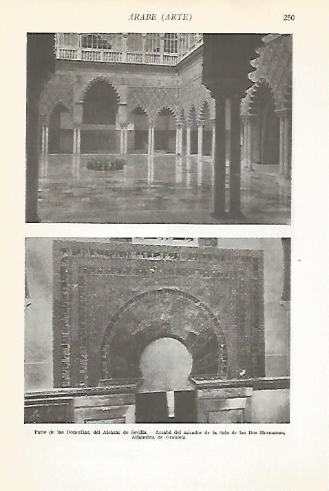 LAMINA VOX 16561: Patio de las Doncellas, Sevilla y mirador de la Alhambra