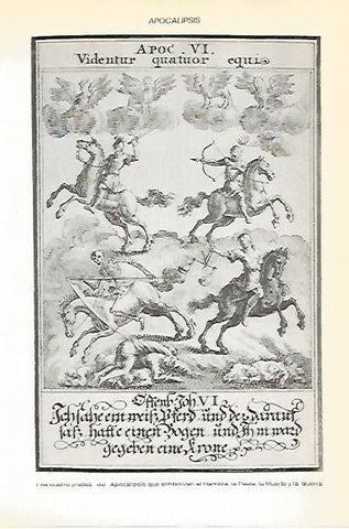 LAMINA VOX 16554: Los cuatro jinetes del Apocalipsis