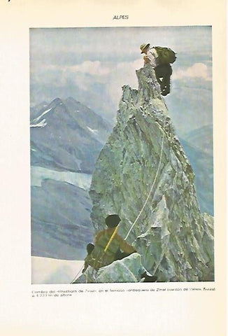 LAMINA VOX 16543: Cumbre del Rhothorn de Zinai