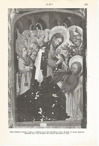 LAMINA VOX 16539: Retablo de Bernat Martorell en el Museo de Vic