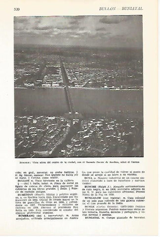LAMINA VOX 16627: Vista aerea de Burdeos, Francia