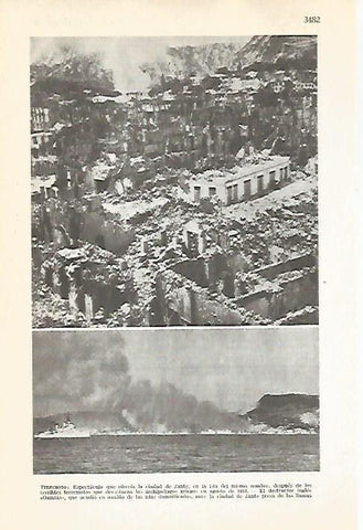 LAMINA VOX 16703: Terremoto en Grecia en 1958