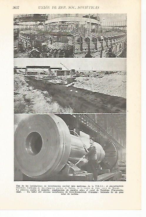 LAMINA VOX 16743: Fabricas de la antigua URSS