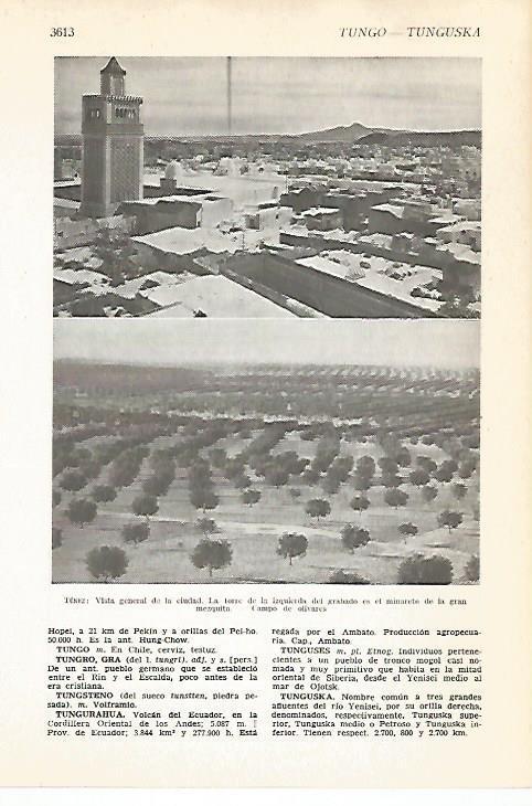 LAMINA VOX 16735: Vista de Tunez
