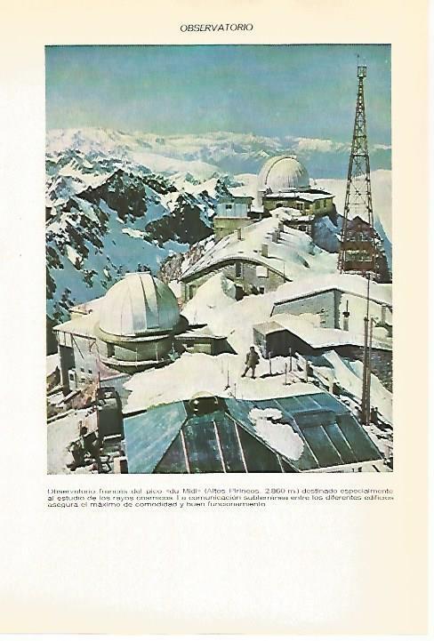 LAMINA VOX 17008: Observatorio del pico du Midi, Francia