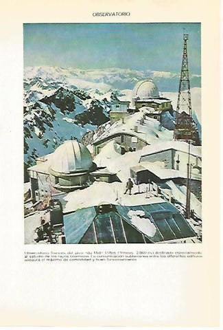 LAMINA VOX 17008: Observatorio del pico du Midi, Francia