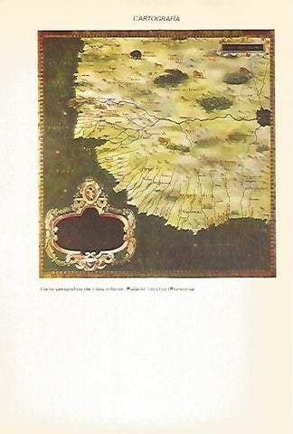 LAMINA VOX 16652: Carta geografica de Libia
