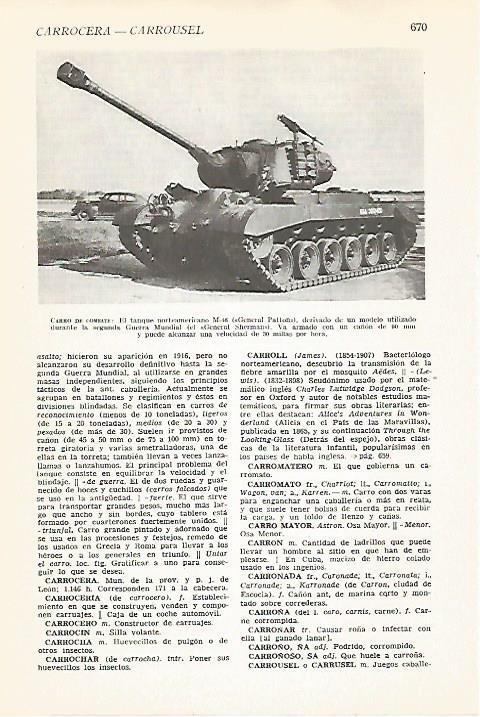 LAMINA VOX 16647: Tanque M-46 de Estados Unidos