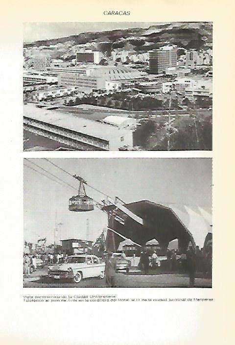 LAMINA VOX 16641: Ciudad Universitaria y teleferico en Caracas, Venezuela