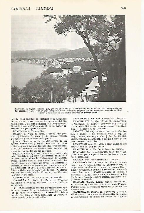 LAMINA VOX 16636: Vista de Campania, Italia