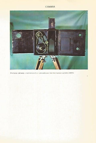 LAMINA VOX 16634: Camara de los hermanos Lumiere de 1894