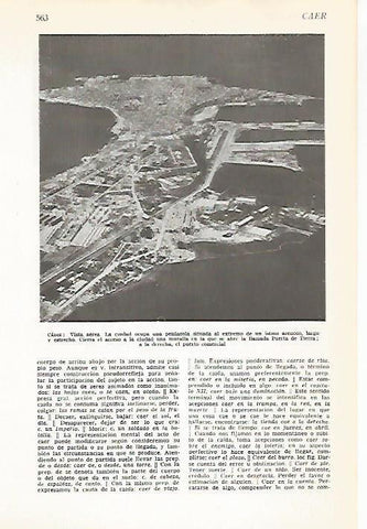 LAMINA VOX 16630: Vista aerea de Cadiz