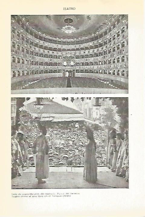 LAMINA VOX 16691: La Fenice de Venecia y teatro chino