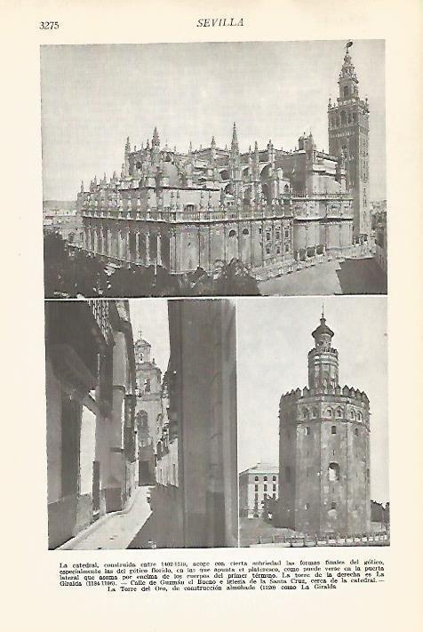 LAMINA VOX 16659: Vistas de Sevilla