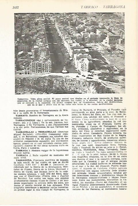 LAMINA VOX 16688: Vista aerea de Tarragona