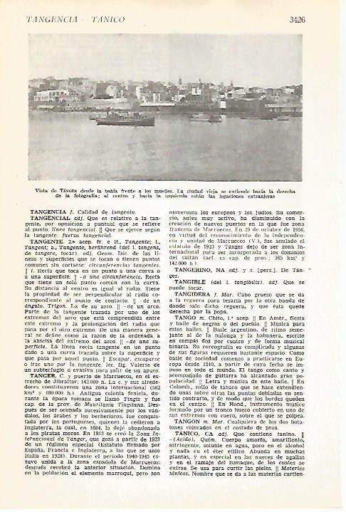 LAMINA VOX 16684: Vista de Tanger, Marruecos